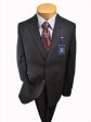 Joseph Abboud 12590 70% Polyester 30% Wool Boy s Suit Separate Jacket - Stripe - Black Cheap