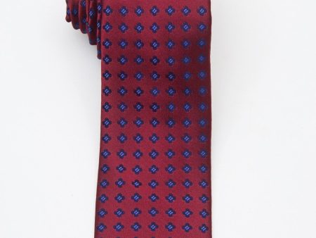 Boy s Tie 20672 Red Navy For Discount