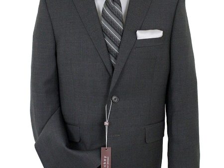 Hickey Freeman 22044 100% Wool Boy s Suit - Birdseye - Charcoal Supply