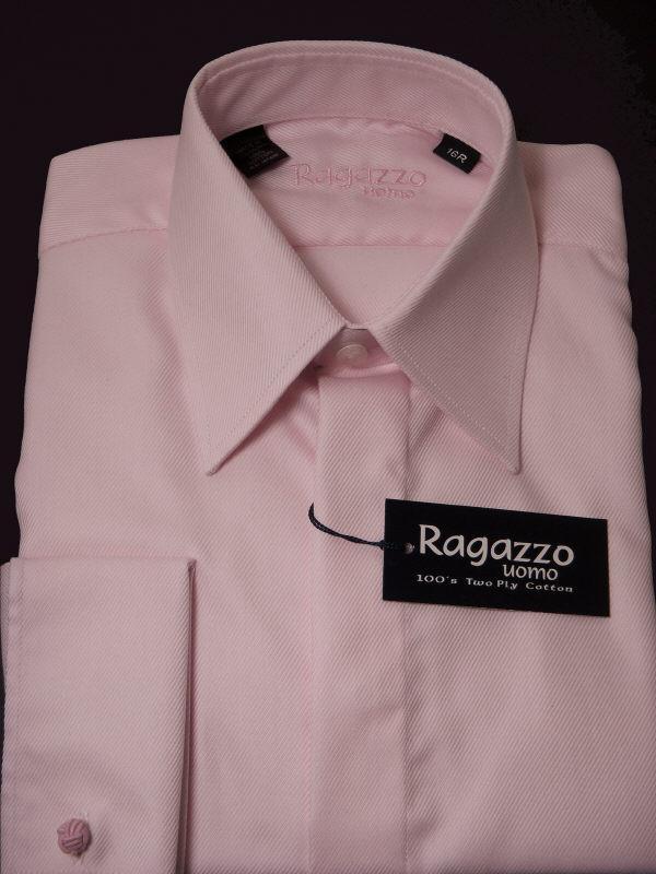 Ragazzo 7541 Boy s Pink French Cuff Dress Shirt - 100% Cotton Hot on Sale