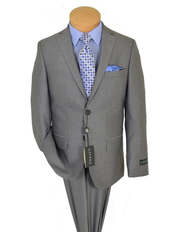 Lauren Ralph Lauren 19167 65% Polyester  35% Rayon Boy s Suit Separates Jacket - Weave - Light Gray For Discount