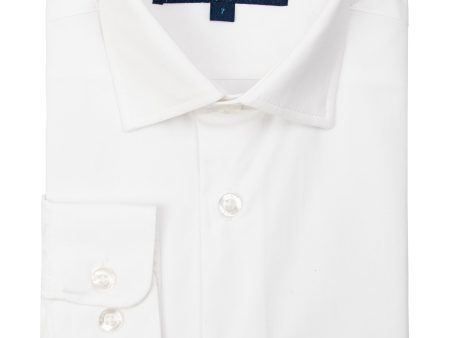 Leo & Zachary 32558 Boy s Dress Shirt - Solid - White Online Sale