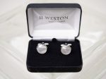 JJ WESTON 32470- Mother of Pearl Cufflinks For Cheap