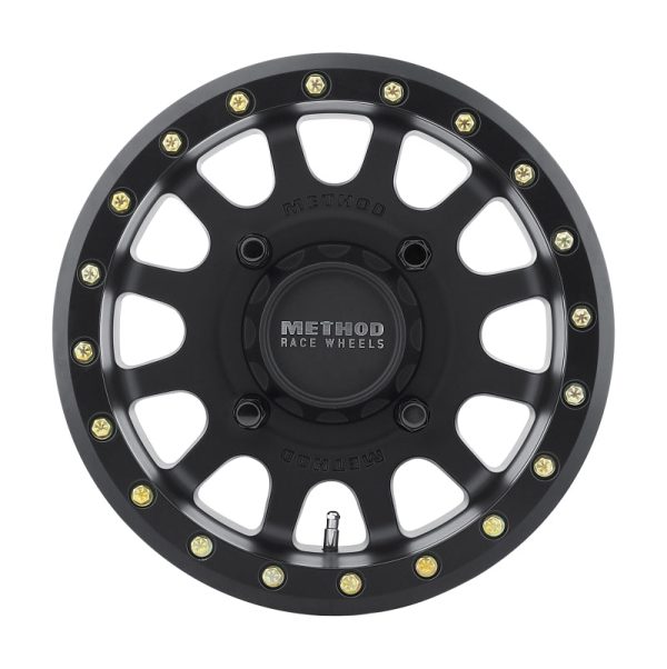 Method MR401 UTV Beadlock 14x8 4+4 0mm Offset 4x156 132mm CB Matte Black w BH-H20875 Wheel Hot on Sale