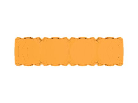 KC HiLiTES FLEX ERA LED Light Bar 10in. Light Shield - Amber (SHIELD ONLY) For Discount