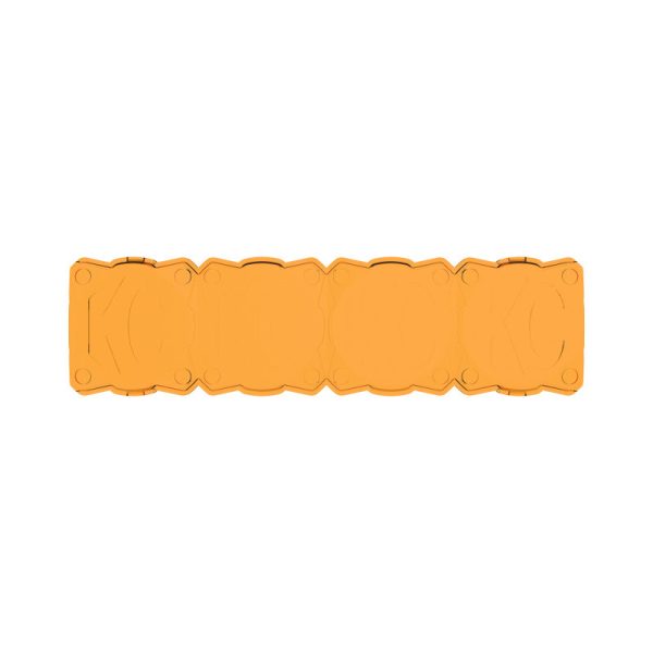 KC HiLiTES FLEX ERA LED Light Bar 10in. Light Shield - Amber (SHIELD ONLY) For Discount