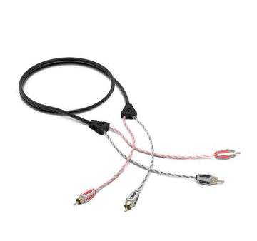 DS18 HQRCA-3FT Dual Twist RCA Cable - 3 Ft Long Online Sale