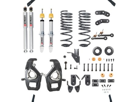 Belltech 2019+ RAM 1500 2WD 4WD Lowering Kit w  Street Performance Shocks - 3-4in Front 4-5in Rear on Sale