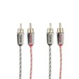 DS18 HQRCA-16FT Dual Twist RCA Cable - 16 Ft Long Discount