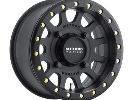 Method MR401 UTV Beadlock 14x8 4+4 0mm Offset 4x156 132mm CB Matte Black w BH-H20875 Wheel Hot on Sale